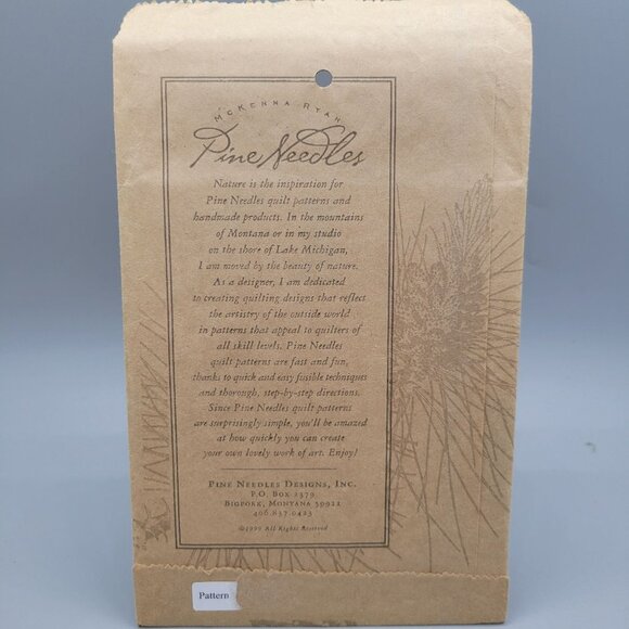 Moose Junction Wildlife Quilt Pattern McKenna Ryan Pine Needles 31.5 x 40 - Picture 4 of 5